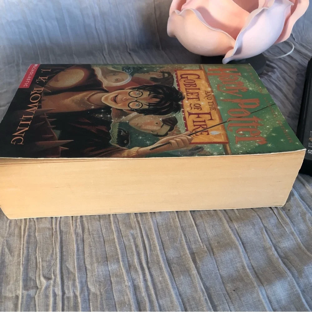 HARRY POTTER Goblet of Fire book # 4 paperback & dvd
